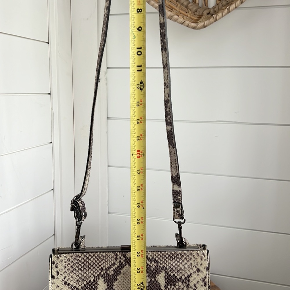 Vintage python embossed leather, made in Italy - Picture 16 of 17